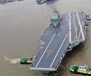 Trung Quốc cho tàu sân bay tự chế thứ 3 chạy thử nghiệm trên biển