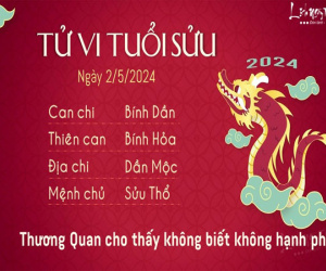 Tử vi thứ 5 ngày 2/5/2024 của 12 con giáp: Tý gặp may, Sửu nóng nảy