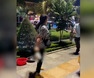 Bị thu giữ ghế, người bán hàng dí dao vào cổ cán bộ trật tự đô thị