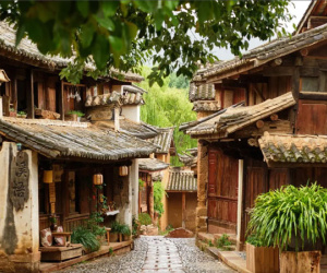 Lang thang vào Sa Khê cổ trấn - bức tranh đượm màu thời gian trong phim 'Đi đến nơi có gió' của Lưu Diệc Phi