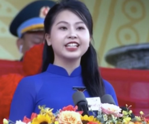Cô gái 9x phát biểu tại lễ kỷ niệm 70 năm Chiến thắng Điện Biên Phủ là ai?