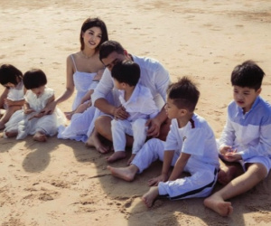 Hoa hậu đông con nhất Việt Nam đưa con bỏ phố về quê học 'trường làng': Bé lớn có dấu hiệu tự kỷ, các bé nhỏ không chịu đến lớp