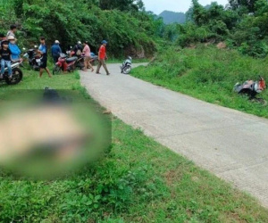 Xe máy lao xuống vực sâu 40m, vợ chồng du khách người Đức thương vong