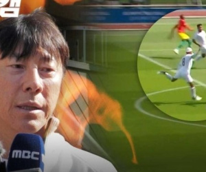 HLV Shin Tae-yong ức phát khóc, gọi trọng tài FIFA là trò hề