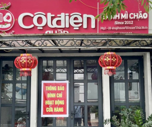 Vụ dòi bò lúc nhúc trên pate: Chủ tiệm Cột điện quán cơ sở Thái Bình giải trình gì với cơ quan chức năng?