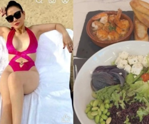 Ca sĩ Thu Minh tuổi 47 cực nóng bỏng đến thiếu nữ đôi mươi cũng phải ghen tị, nhìn bữa ăn choáng đến khó tin