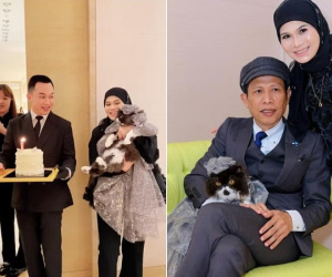 Tổ chức sinh nhật cho mèo cưng tại cửa hàng LV, cặp đôi bị cộng đồng mạng chỉ trích