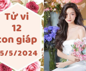 Tử vi 12 con giáp hôm nay - thứ 4 ngày 15/05/2024: Ngọ trục trặc, Tuất lạc quan