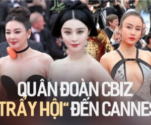 Trò lố gây kinh hãi của 'đội quân Cbiz' tại thảm đỏ Cannes