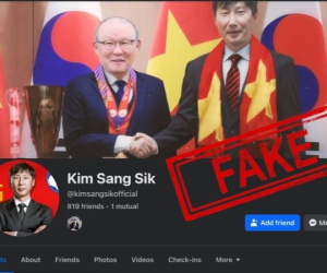 HLV tuyển Việt Nam Kim Sang-sik bị mạo danh trên mạng xã hội