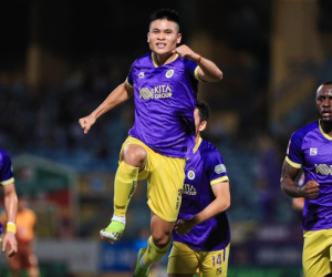 Tuấn Hải, Văn Quyết lập công, Hà Nội FC thắng gọn LPBank HAGL