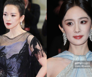 Chương Tử Di đẹp quyền lực tại thảm đỏ LHP Cannes 2024, Dương Mịch không qua được 'ải' Getty Images