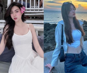 Hai 'em gái' mỹ nữ hot nhất làng bóng đá: Em gái 'chủ tịch' Văn Toàn khoe body cực phẩm, vòng eo của em gái Văn Lâm gây sốt