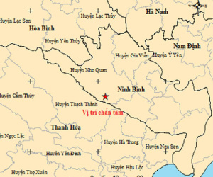 Động đất sáng nay ở Ninh Bình, người dân cảm nhận rõ rung lắc