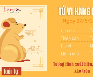 Tử vi thứ 2 ngày 27/5/2024 của 12 con giáp: Sửu sáng tạo, Ngọ sa sút