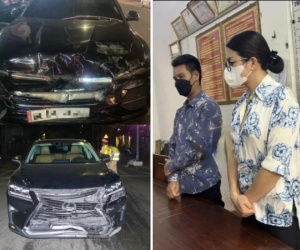 Đề nghị truy tố đôi nam nữ lái xe sang tông nhau giữa đường