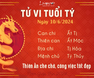 Tử vi thứ 2 ngày 10/6/2024 của 12 con giáp: Tết Đoan Ngọ ai nhiều lộc nhất?