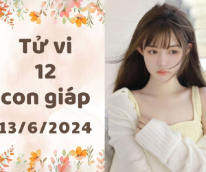 Tử vi thứ 5 ngày 13/6/2024 của 12 con giáp: Dậu tổn thương, Hợi có lộc