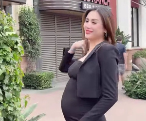 Một nữ siêu mẫu lộ bụng bầu tại Mỹ: Chọn về Việt Nam sinh con khiến ai cũng bất ngờ