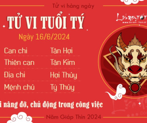 Tử vi chủ nhật ngày 16/6/2024 của 12 con giáp: Dần thận trọng, Tị nóng nảy