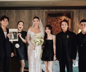 Vợ chồng Puka và Hòa Minzy tham dự lễ cưới bí mật của Minh Tú, chi tiết liên quan đến bố gây xúc động