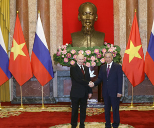 Chủ tịch nước Tô Lâm chủ trì lễ đón Tổng thống Nga Putin