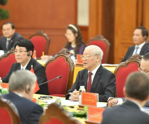 Tổng Bí thư Nguyễn Phú Trọng hội đàm với Tổng thống Nga Putin