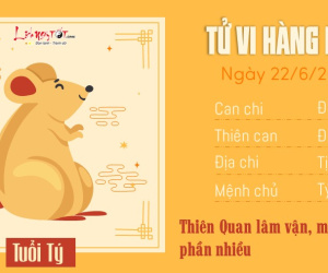 Tử vi thứ 7 ngày 22/6/2024 của 12 con giáp: Sửu có lộc, Ngọ được hỗ trợ