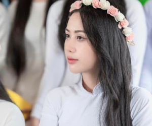 Bạn gái Hoài Lâm đăng ảnh tốt nghiệp cấp 3, nhan sắc diện áo dài nữ sinh gây chú ý