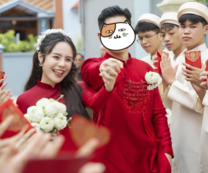 Trọn ảnh nét căng lễ ăn hỏi Thái Trinh: Cô dâu khóc vì 1 hành động của mẹ chồng, tiết lộ lý do giấu chú rể