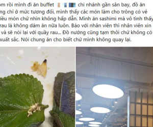 Xôn xao hình ảnh ổ trứng côn trùng trong món ăn của chuỗi buffet nổi tiếng, dân mạng ùa vào 'tố' thêm
