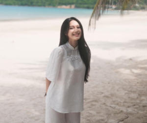 Doãn Hải My - vợ Văn Hậu khoe đôi chân dài nuột nà cùng vóc dáng thon thả, chuẩn 'gái một con trông mòn con mắt'