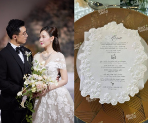 Menu tiệc cưới của 'phú bà' Midu và 'tổng tài' Minh Đạt được hé lộ: Toàn nguyên liệu nhà giàu, có thứ được ví như kim cương