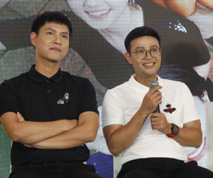 Cặp diễn viên VTV công bố là cậu cháu ruột trong họp báo phim nối sóng 'Trạm cứu hộ trái tim'