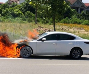 Xe Mazda3 bị cháy rụi ở Hà Tĩnh có phục hồi được không?