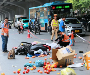 Hà Nội: Hiện trường vụ tai nạn liên hoàn khiến 1 người tử vong, 2 người bị thương nặng