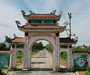 Hình ảnh con đường mới được đặt tên Trinh Tiết