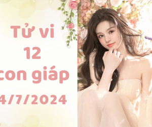 Tử vi thứ 5 ngày 4/7/2024 của 12 con giáp: Tý lắm tiền, Ngọ gặp may