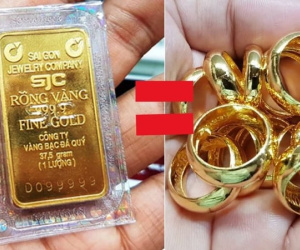 Bất ngờ với chênh lệch giá vàng miếng SJC và vàng nhẫn