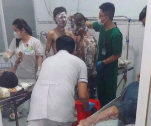 Nguyên nhân 9 công nhân bị hất văng, bỏng nặng sau tiếng nổ ở công ty gỗ