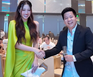 Khoa Pug tự tin đọ dáng với Hoa hậu Việt có chiều cao khủng, nếu thấp hơn sẽ đi kéo chân tiếp