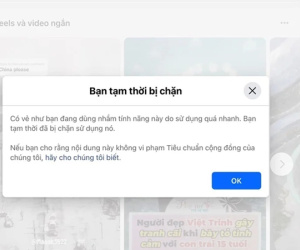 Nóng: Facebook gặp lỗi khó hiểu, nhiều người dùng bị chặn không rõ lý do
