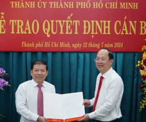 Ông Nguyễn Thanh Sang giữ chức Phó Trưởng Ban Nội chính Thành ủy TP HCM