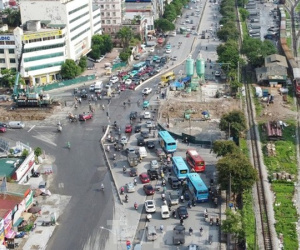 Hạn chế, cấm nhiều loại xe qua nút giao Giải Phóng - Kim Đồng và phố Kim Đồng