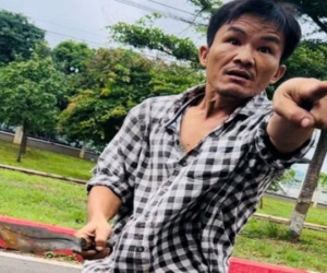 Bắt giữ tái xe đầu kéo dùng dao tấn công CSGT