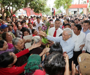 Tổng Bí thư Nguyễn Phú Trọng - Nhà lãnh đạo được nhân dân yêu mến
