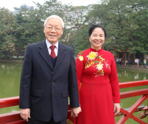 Những khoảnh khắc bình dị của Tổng bí thư Nguyễn Phú Trọng