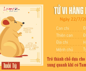 Tử vi thứ 2 hàng ngày 22/7/2024 của 12 con giáp: Ngọ xấu tính, Dậu thành công