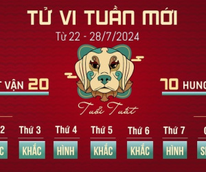 Tử vi tuần mới của 12 con giáp từ 22 - 28/7/2024: Tuất cứng đầu, Mùi bao đồng