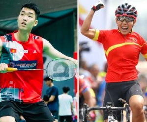Chân dung 2 tuyển thủ cầm Quốc kỳ Việt Nam tại Olympic